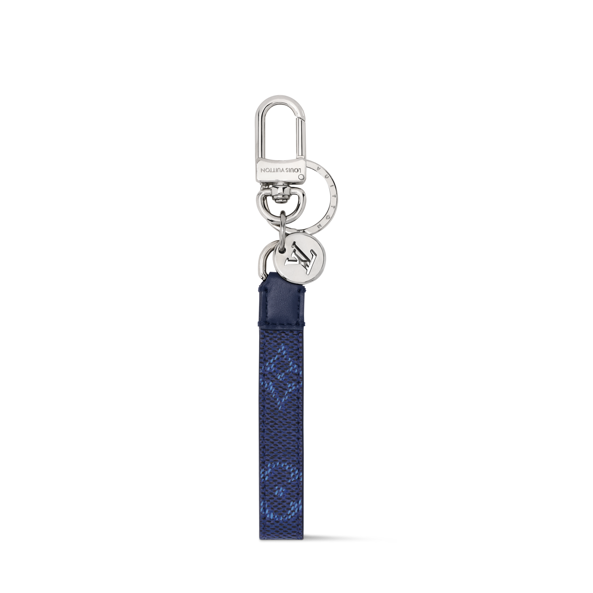 Louis Vuitton ネイビー キーホルダー LV Slim Dragonne Key Holder and Bag Charm S00 - Accessories